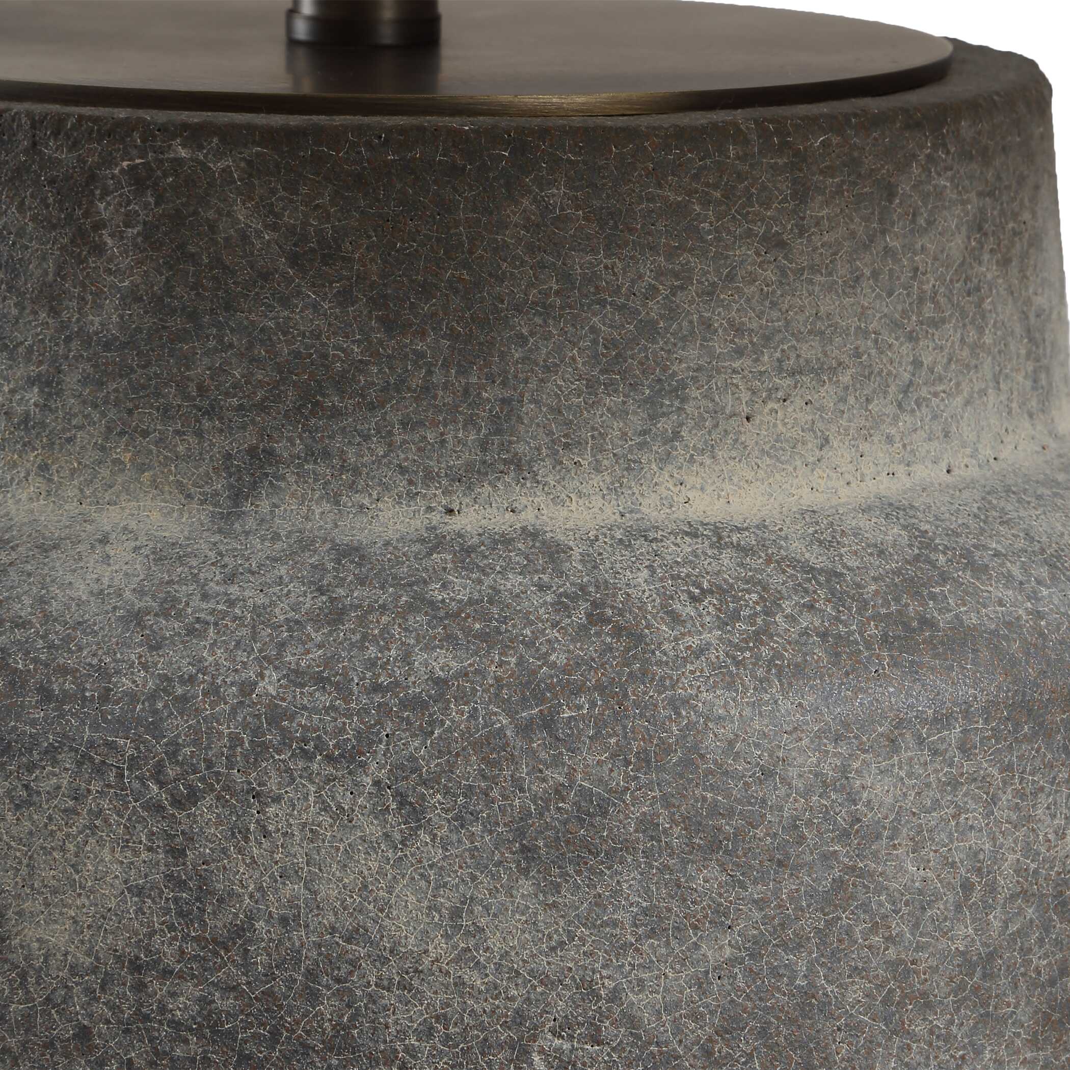 Uttermost Benedet Gray Wash Table Lamp