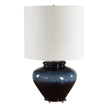 Uttermost Andrus Blue Glaze Table Lamp
