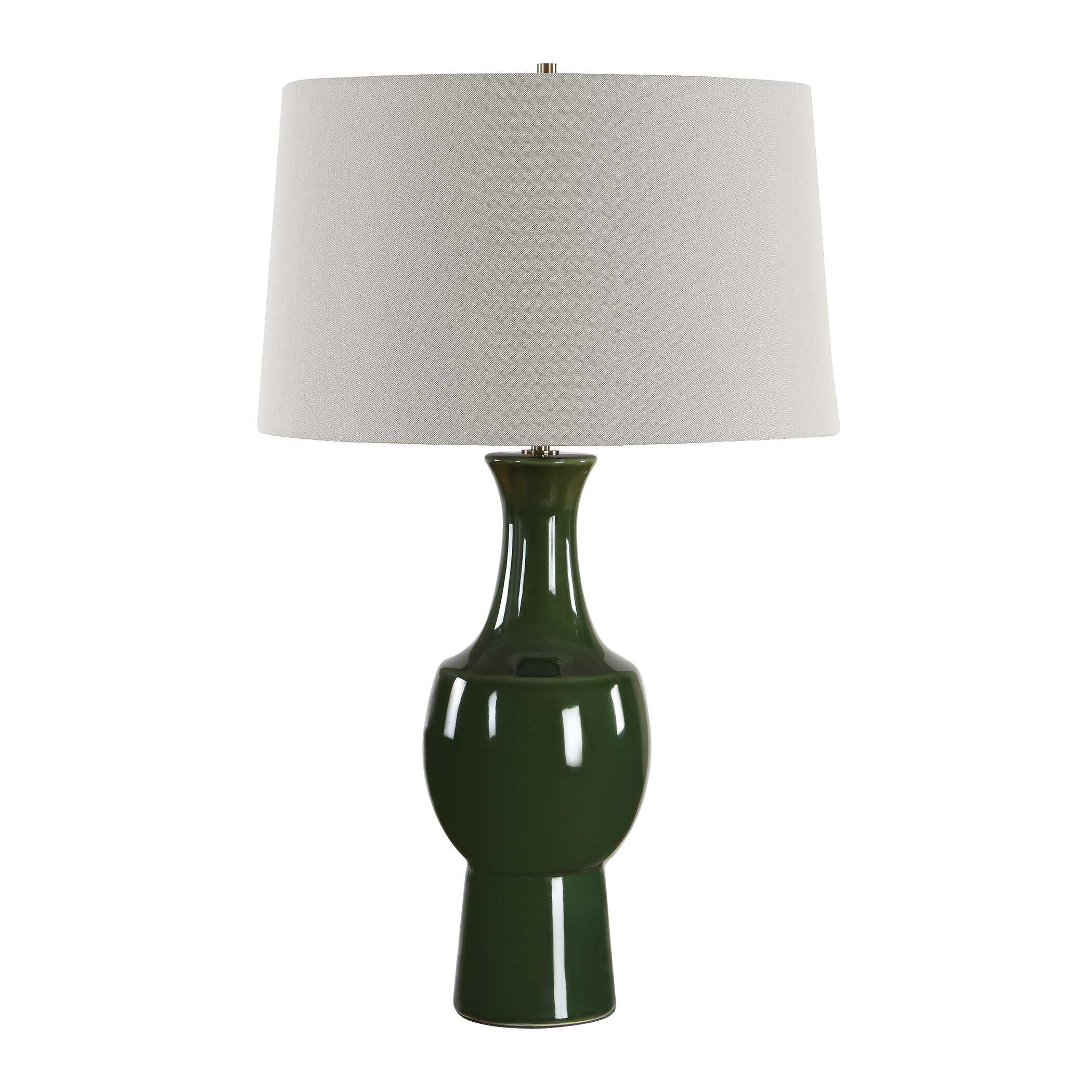 Uttermost Tennille Green Table Lamp
