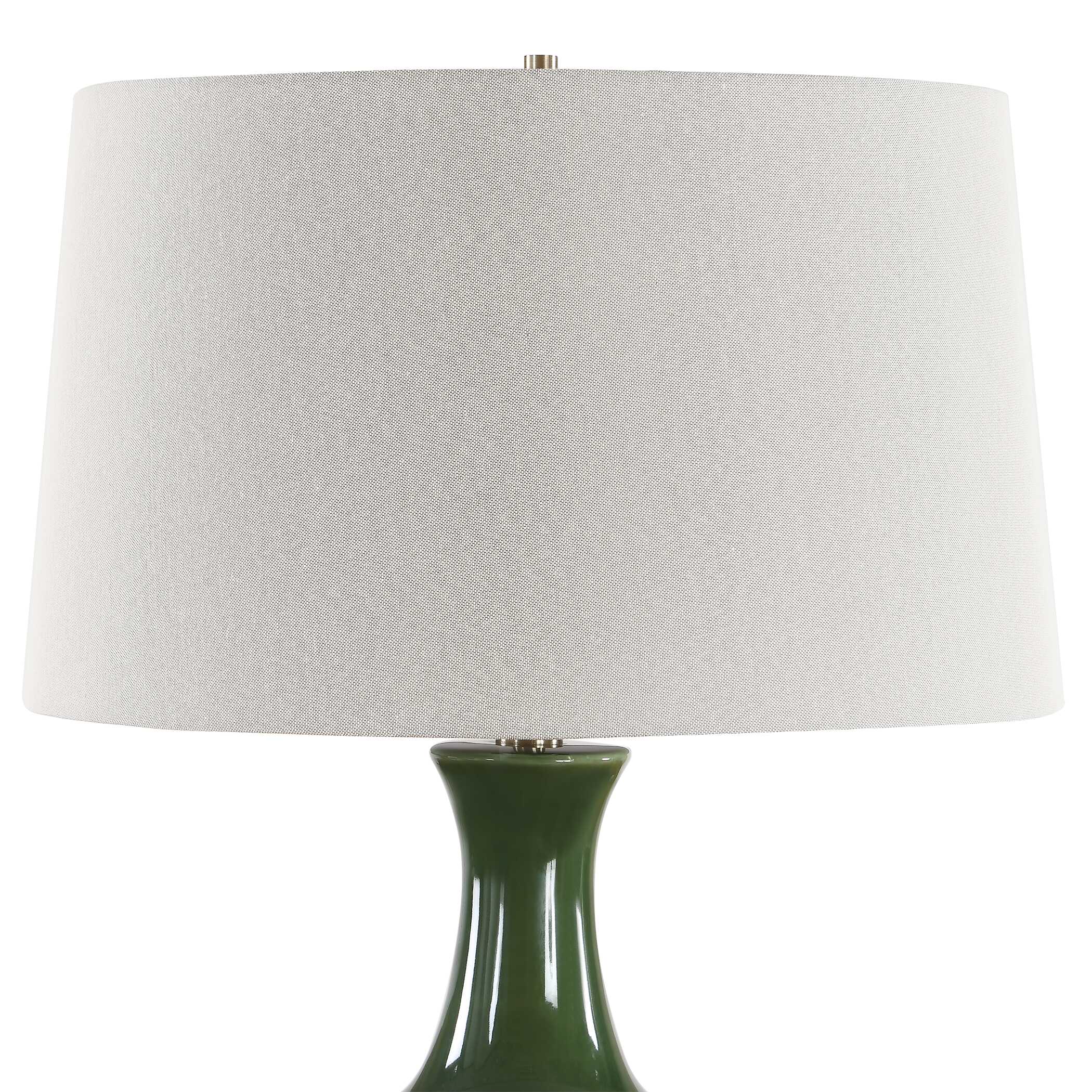Uttermost Tennille Green Table Lamp