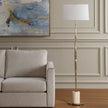 Uttermost Halen Brass Floor Lamp