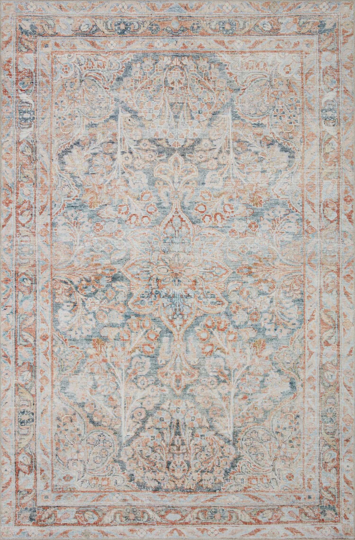 Magnolia Home Lenna LEA-02 Rug Ocean / Apricot DC10
