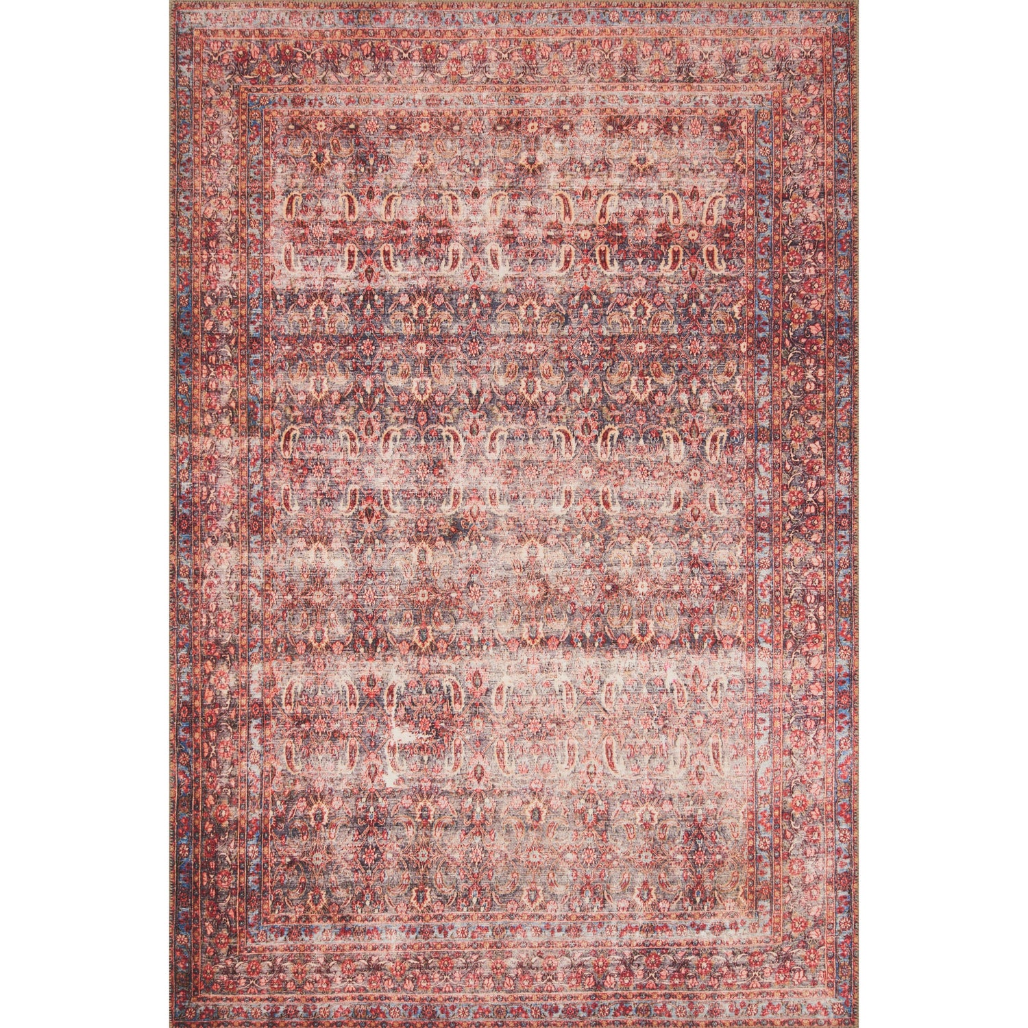 Loloi II Loren LQ-05 Eggplant / Crimson Rug