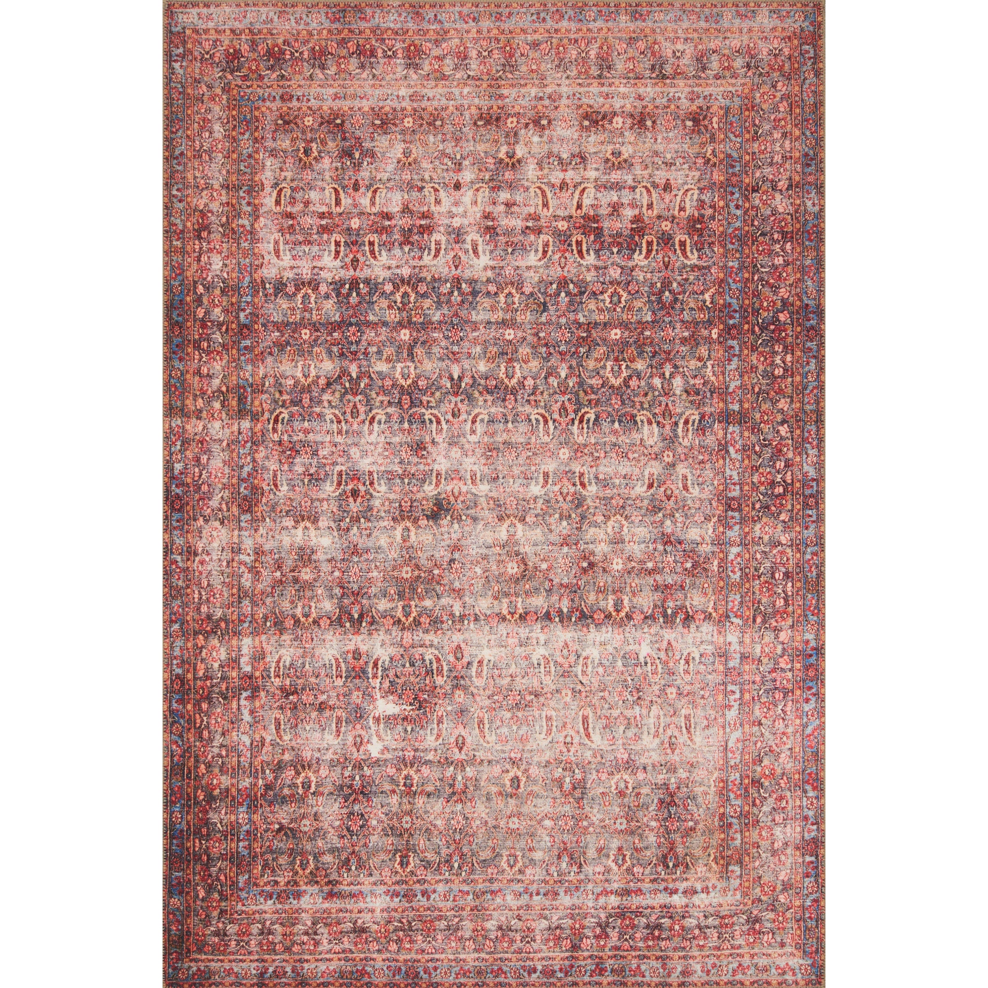 Loloi II Loren LQ-05 Eggplant / Crimson Rug