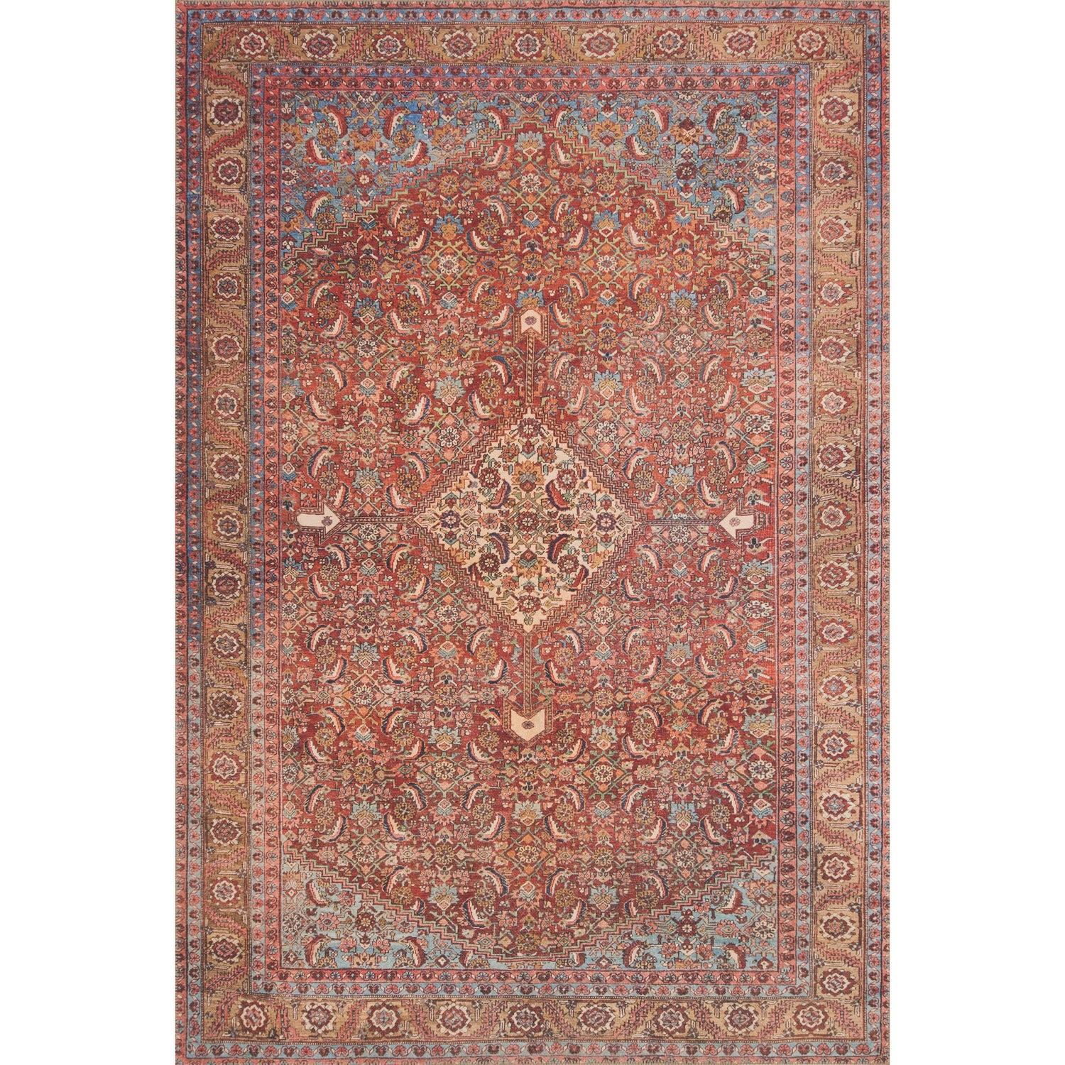 Loloi II Loren LQ-06 Red / Multi Rug