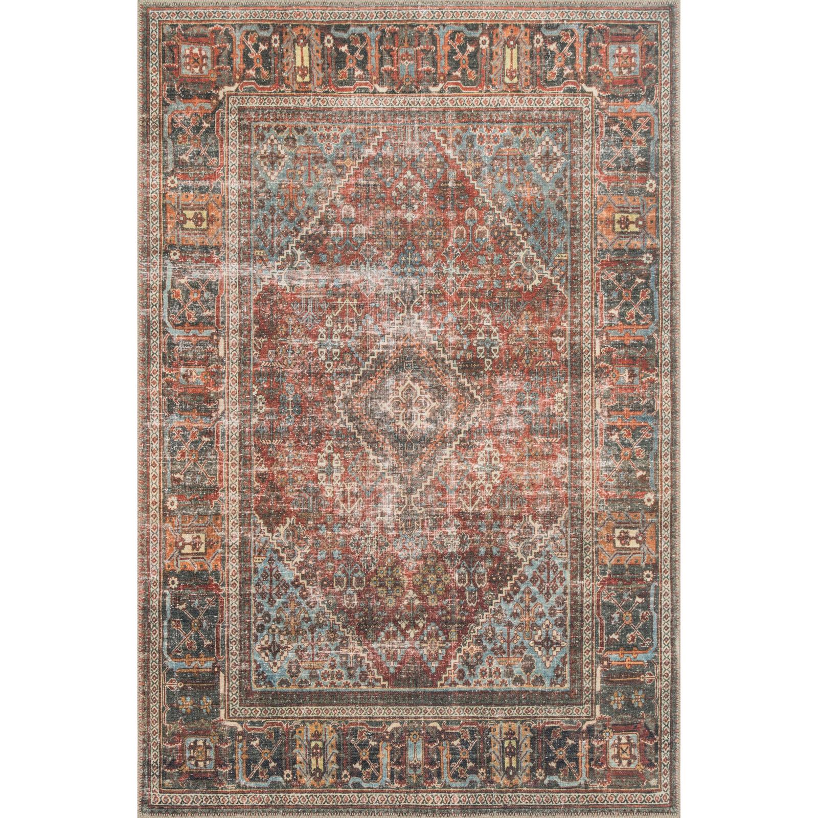 Loloi II Loren LQ-13 Brick / Midnight Rug