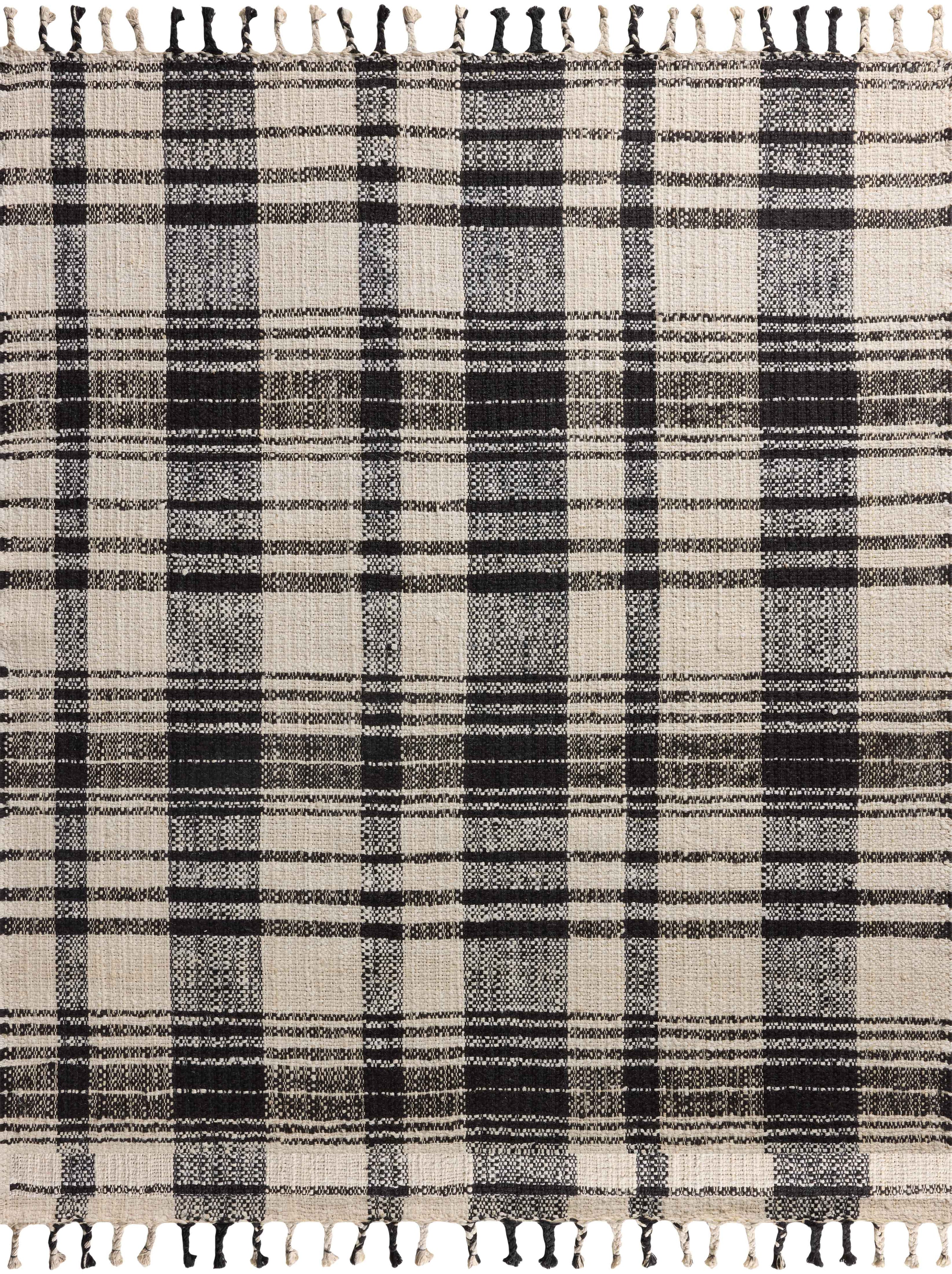 Magnolia Home Louie LOE-04 Rug Ivory / Black