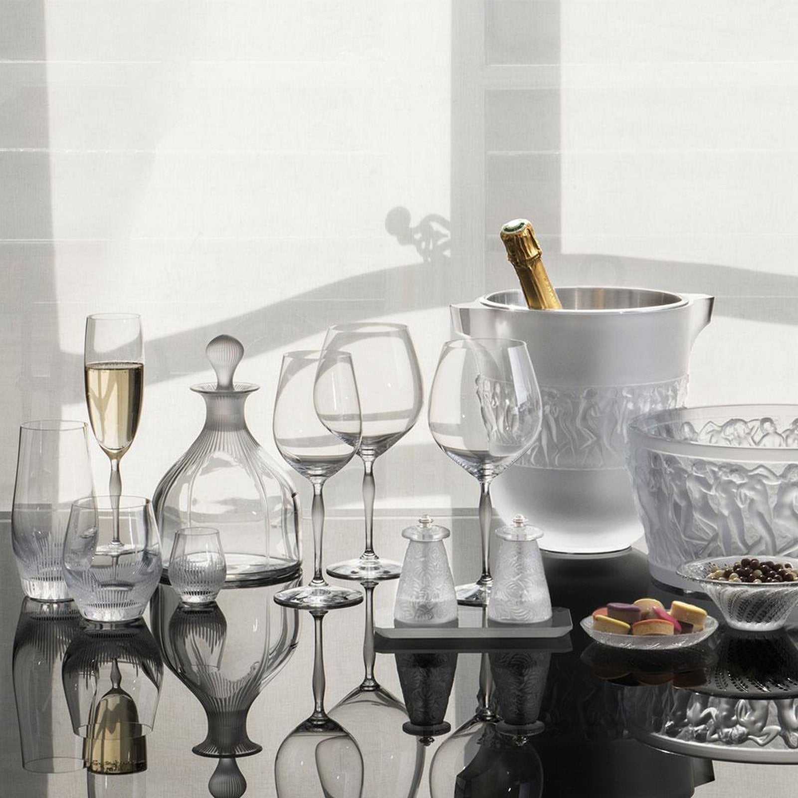 Lalique 100 Points Bordeaux Glass