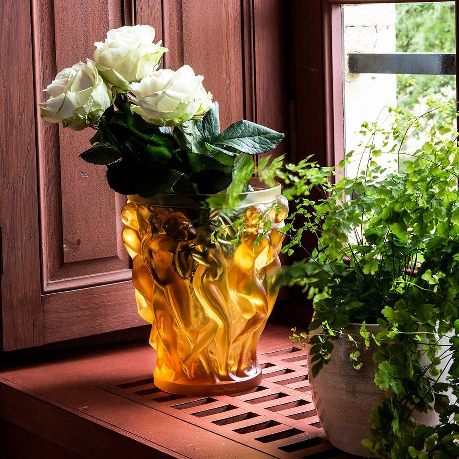 Lalique Bacchantes Vase