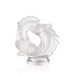 Lalique Double Fish Sculpture