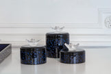 Lalique Fleurs De Cerisier Lacquered Wood Box Medium Size
