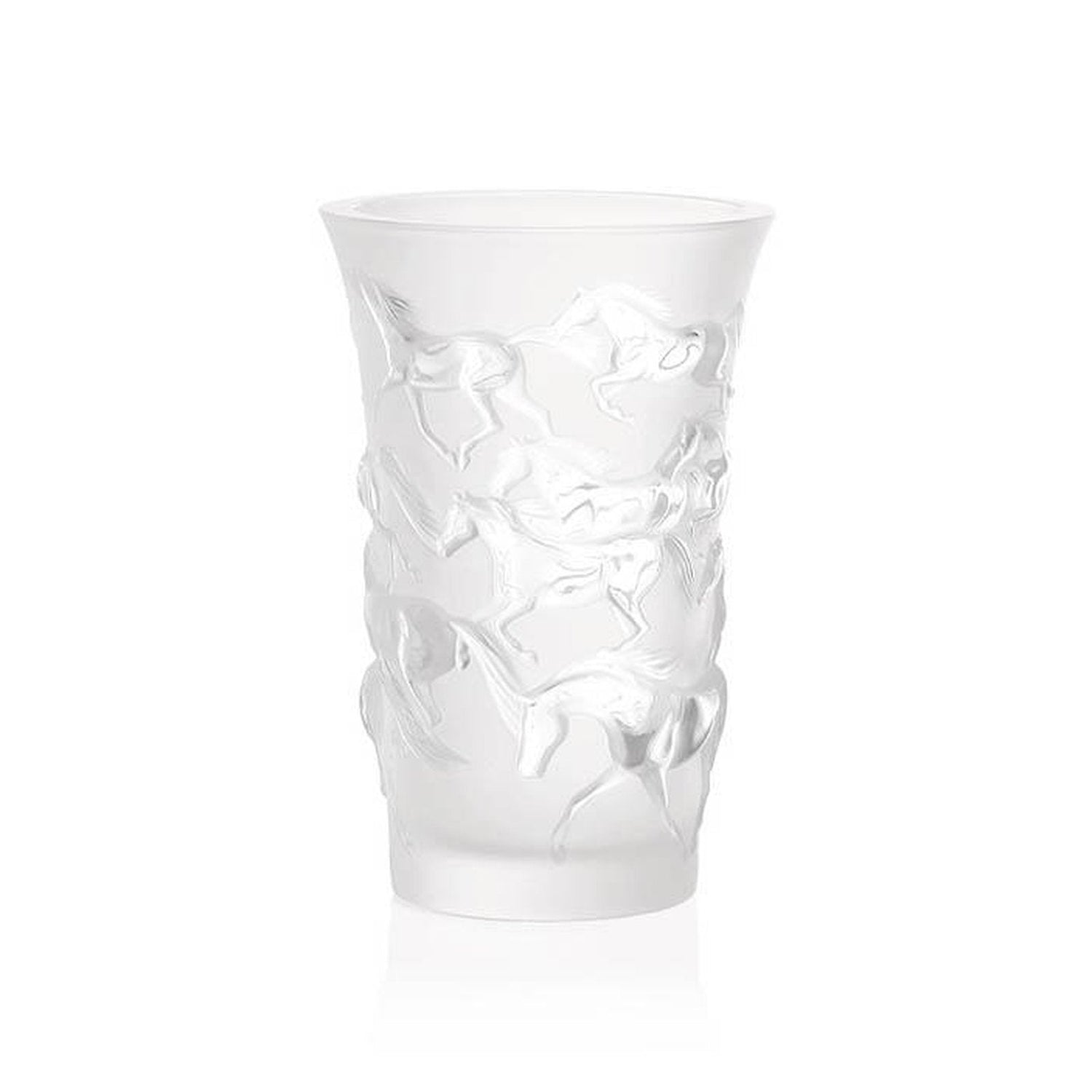Lalique Mustang Vase
