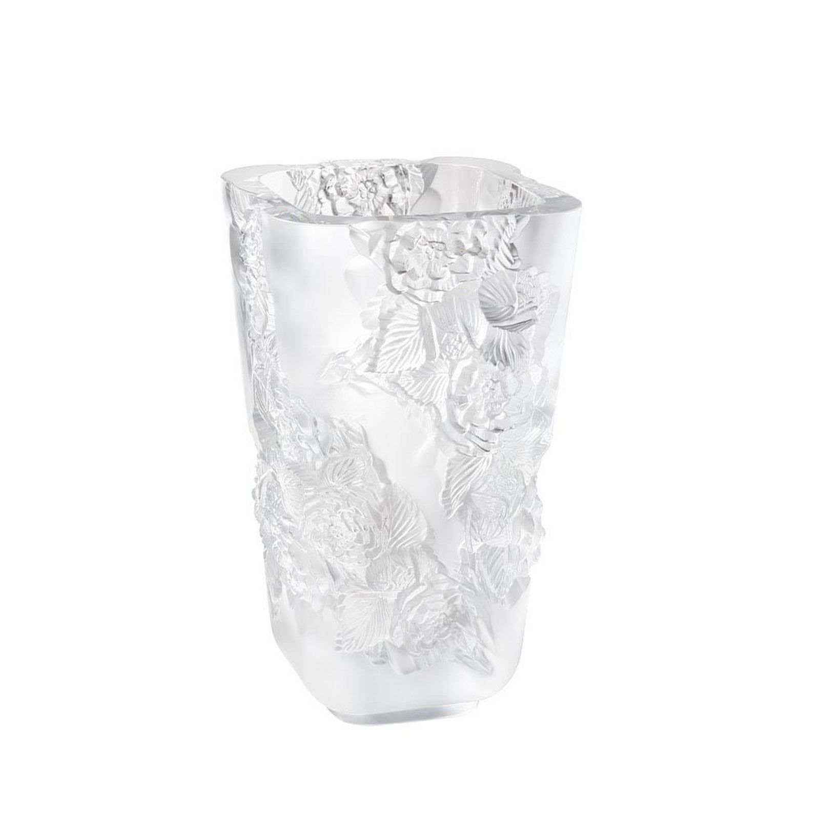 Lalique Pivoines Vase Large Size