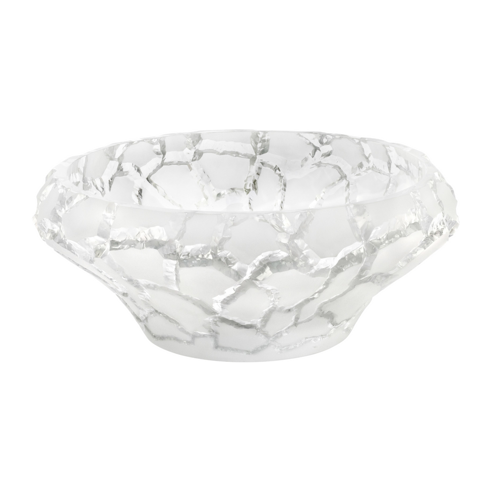Lalique Clear Crystal Caldera Bowl
