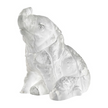 Lalique Clear Crystal Baby Elephant Sculpture