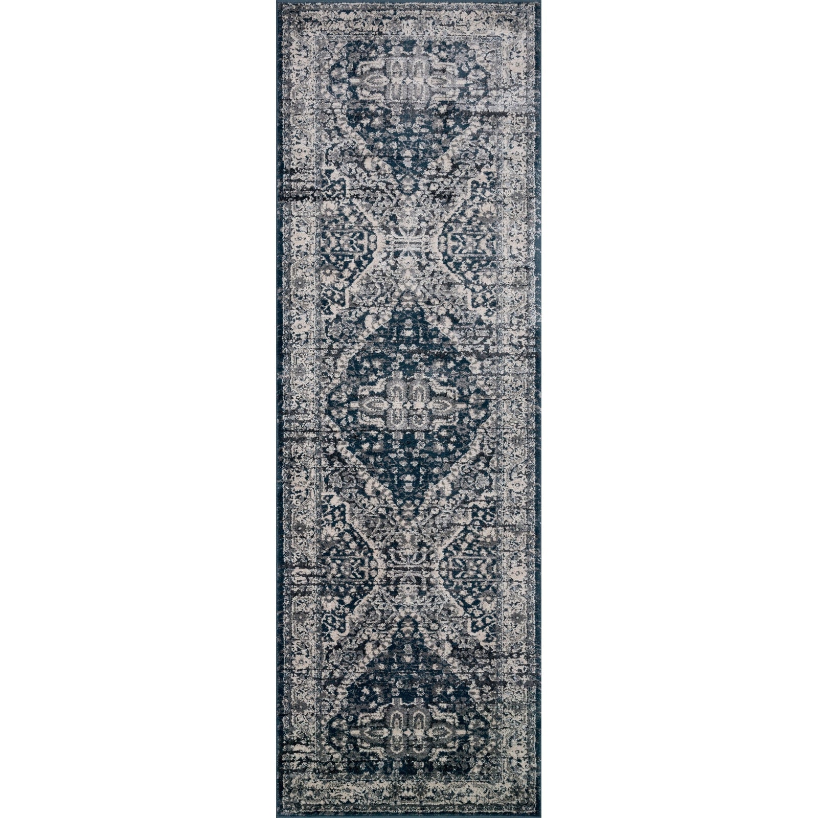 Loloi Magnolia Home Everly VY-02 Rug in Grey / Midnight