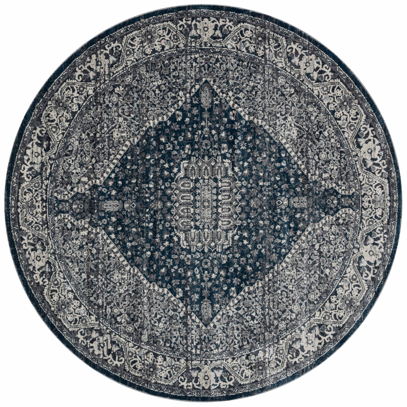 Loloi Magnolia Home Everly VY-02 Rug in Grey / Midnight