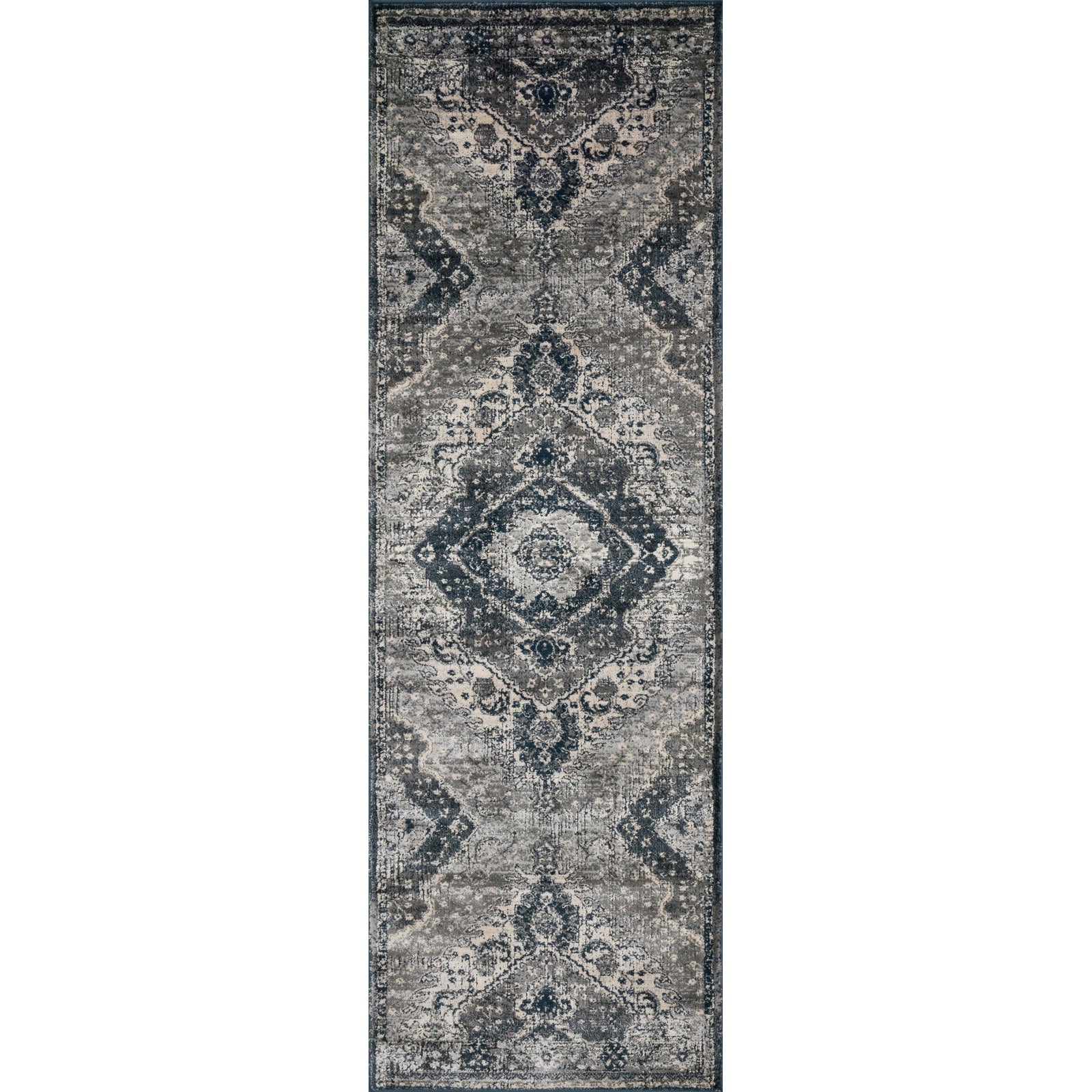 Loloi Magnolia Home Everly VY-07 Rug in Silver / Grey