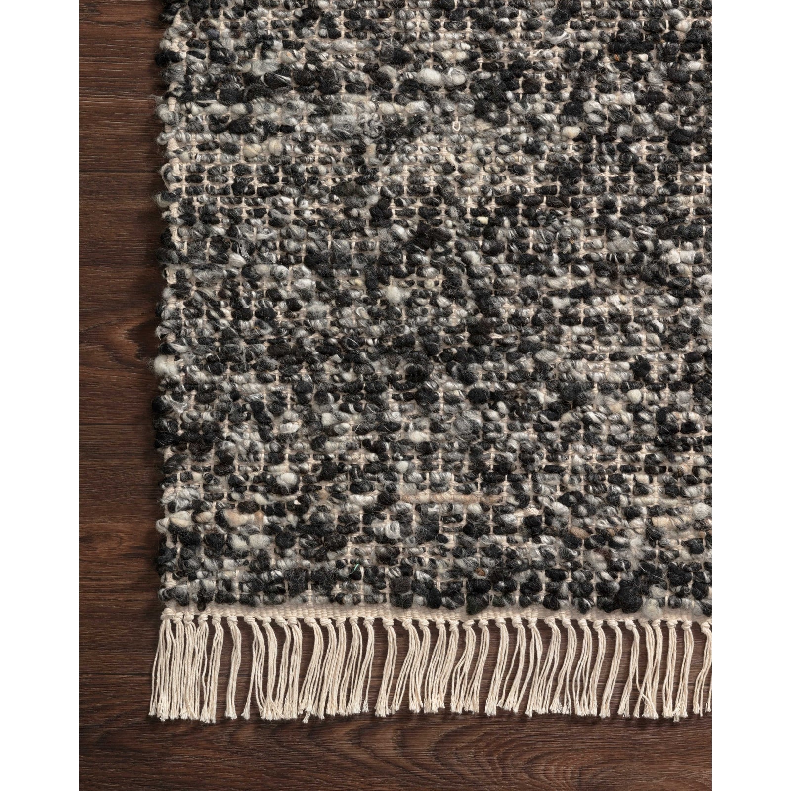 Loloi Magnolia Home Hayes HAY-01 Rug in Onyx / Silver