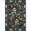Loloi Rifle Paper Les Fleurs LES-01 Rug in Black