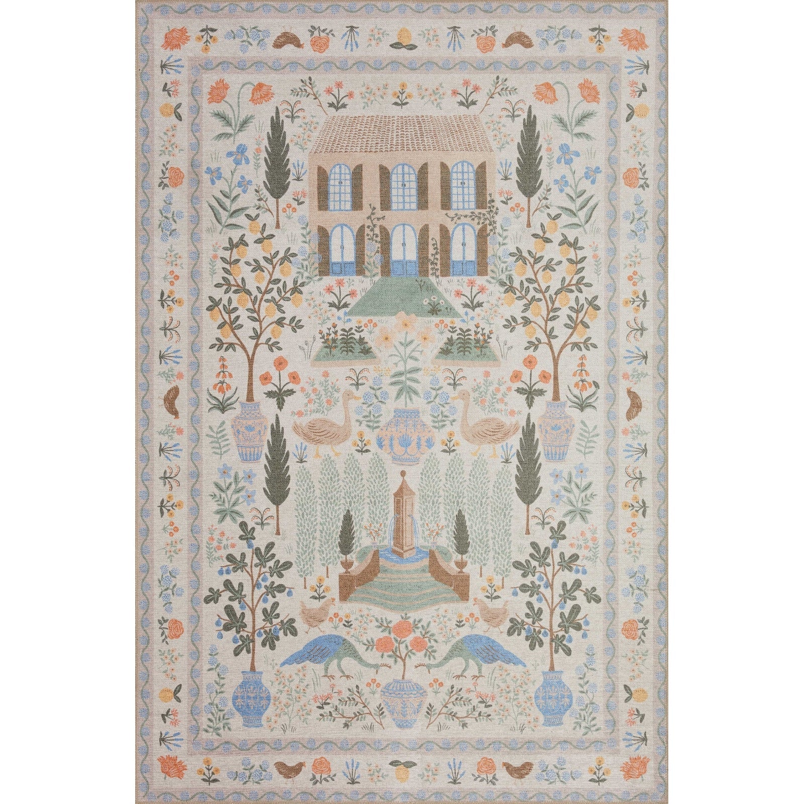 Loloi Rifle Paper Menagerie MEN-03 Rug