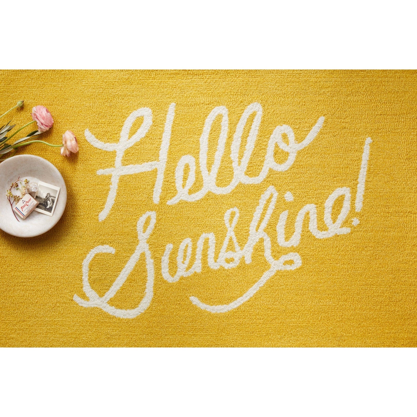 Loloi Rifle Paper Minnie MIN-01 Rug in Yellow