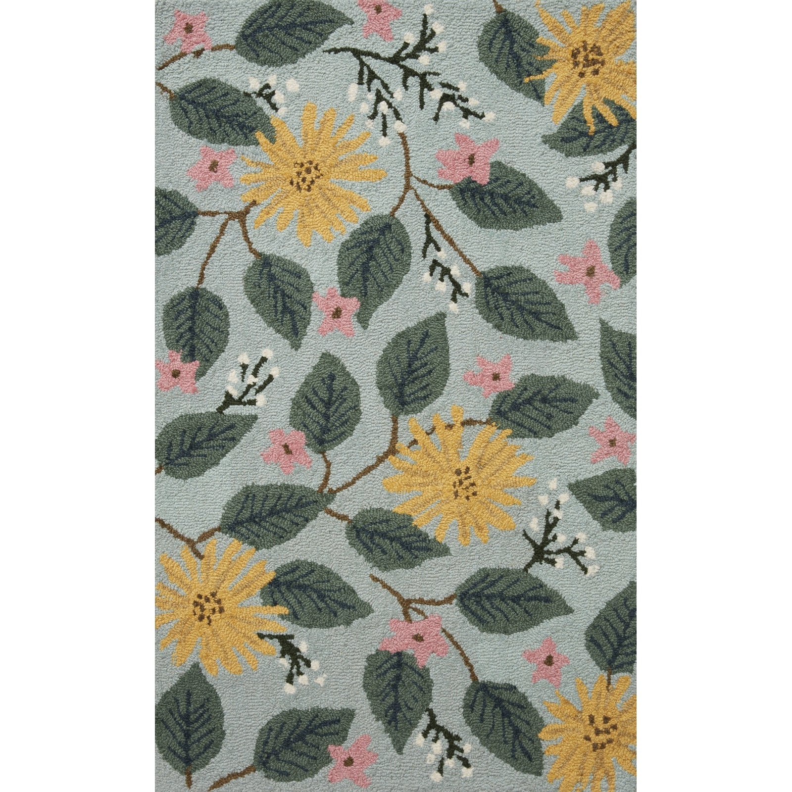 Loloi Rifle Paper Minnie MIN-07 Rug in Light Blue