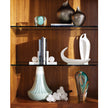 Global Views Matte White Indentation Vase