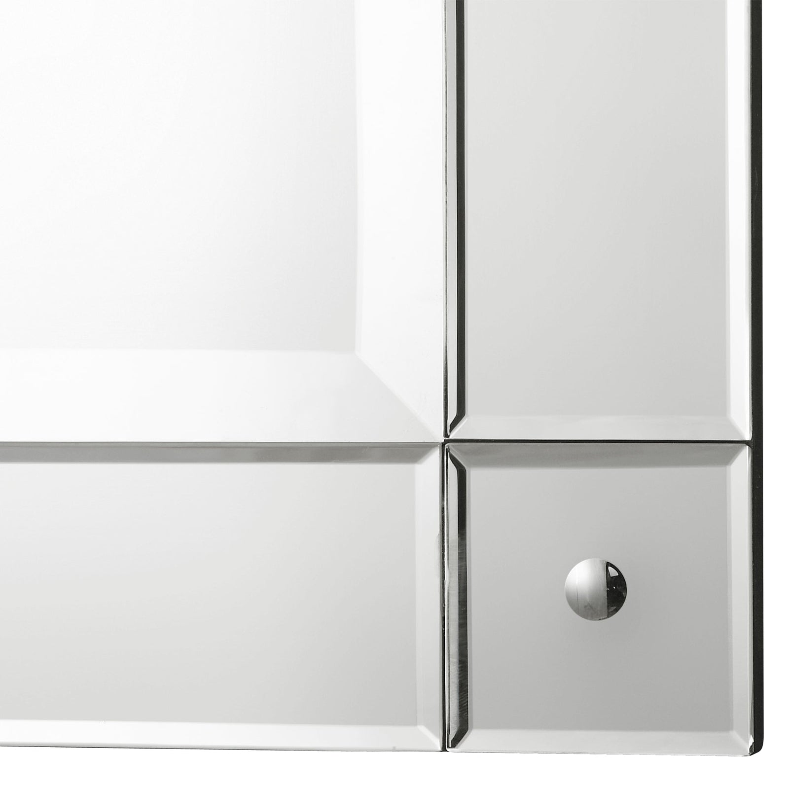 Modern Accents Frameless Rectangular Mirror