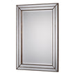 Modern Accents Grooved Inlay Mirror