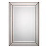 Modern Accents Grooved Inlay Mirror