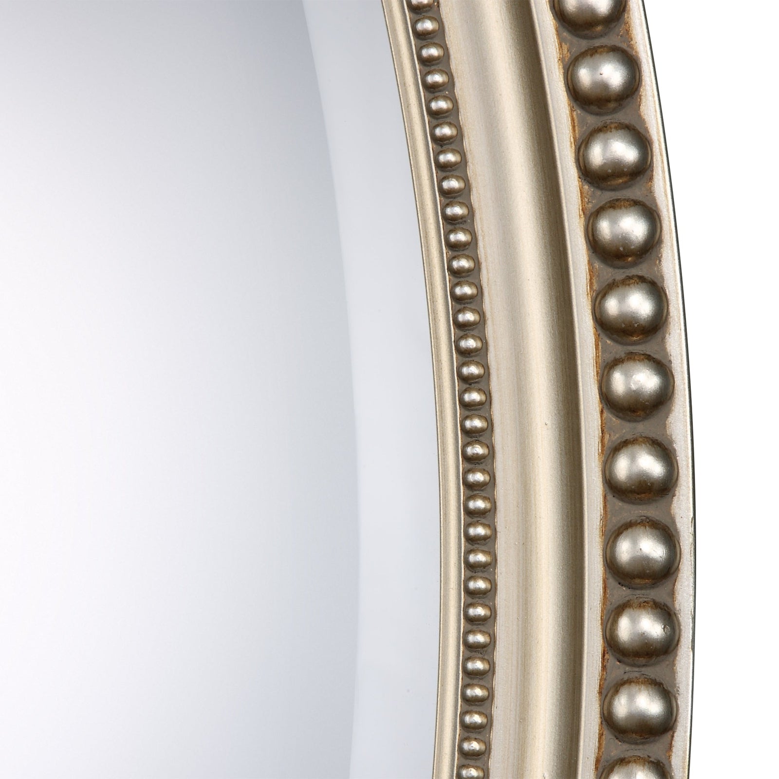 Modern Accents Beaded Oval Mirror