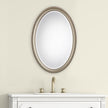 Modern Accents Beaded Oval Mirror
