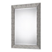 Modern Accents Textured Metallic Silver Mirror