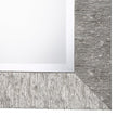Modern Accents Textured Metallic Silver Mirror