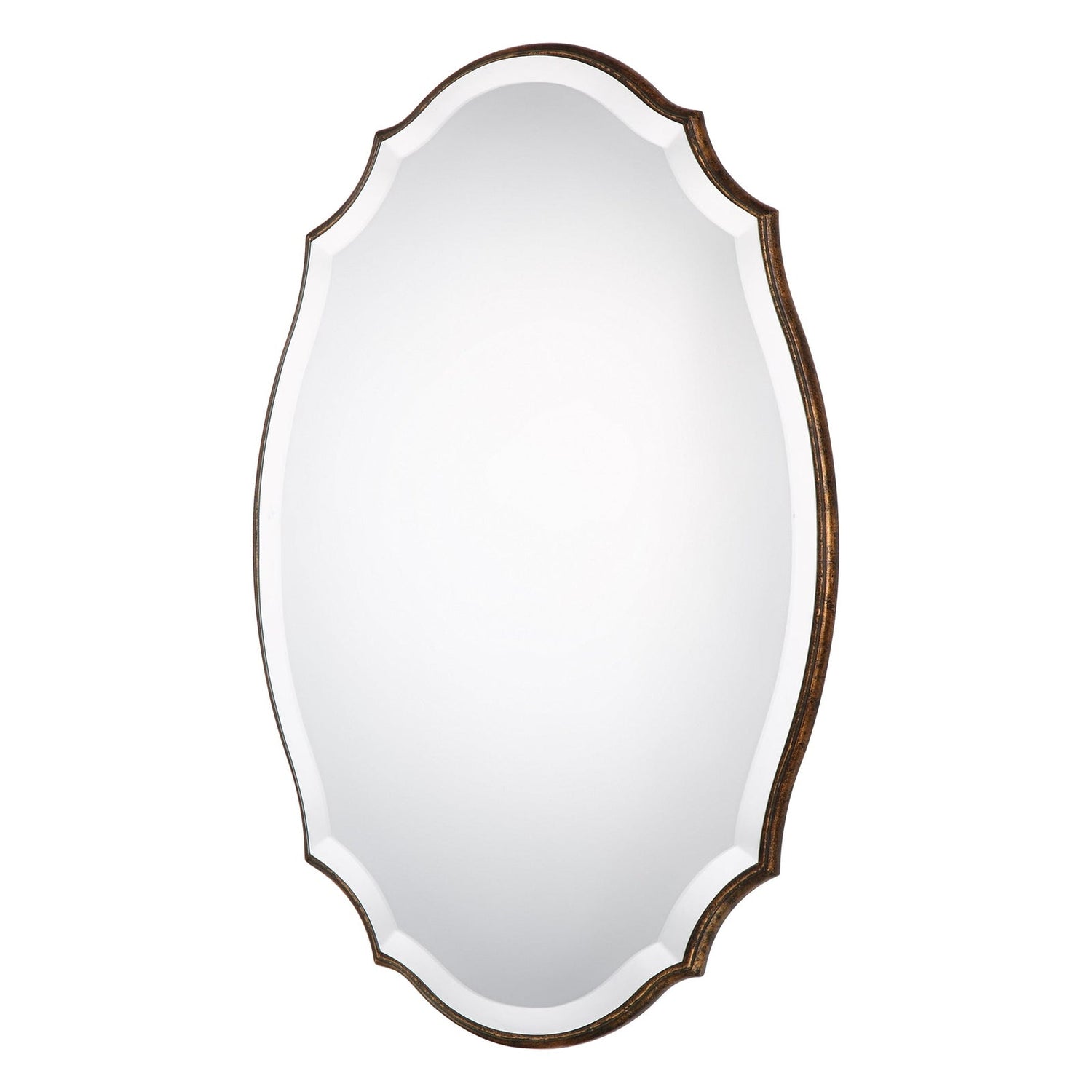 Modern Accents Shaped Beveled Mirror