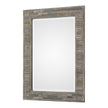 Modern Accents Aged Wood Frame Mirror