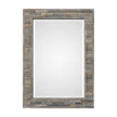 Modern Accents Aged Wood Frame Mirror