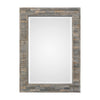 Modern Accents Aged Wood Frame Mirror
