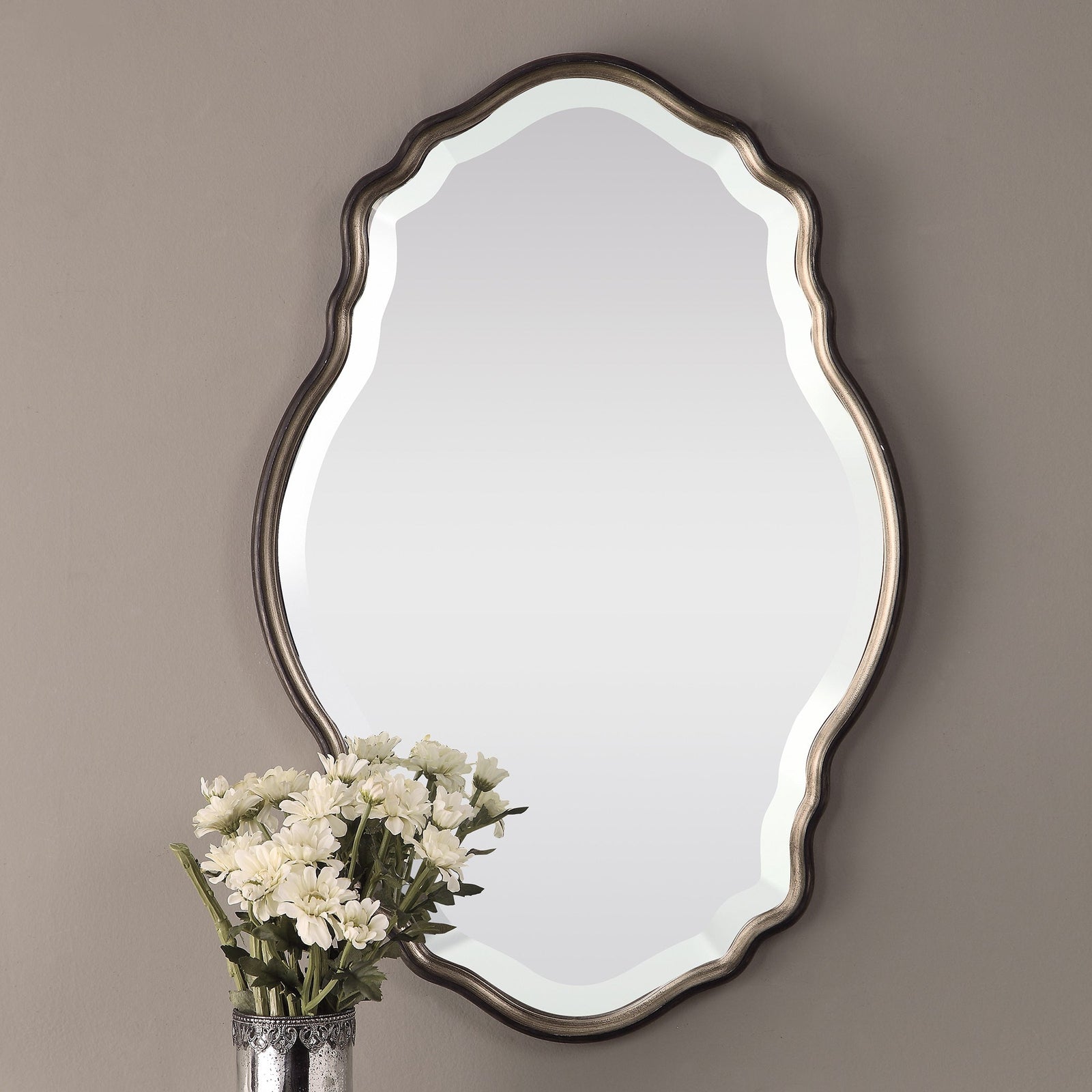 Modern Accents Curved Bevel Mirror