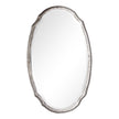 Modern Accents Oval Hammered Metal Mirror