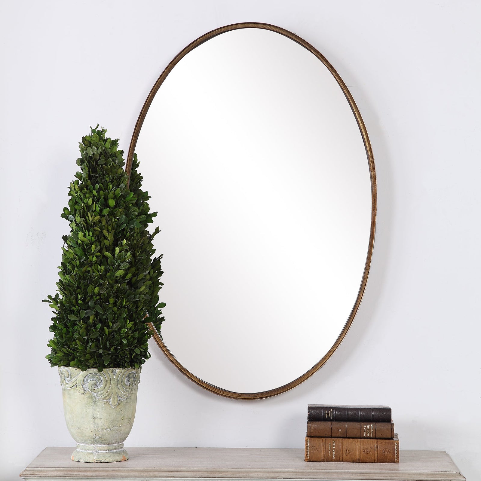 Modern Accents Oval Frame Mirror