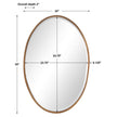 Modern Accents Oval Frame Mirror