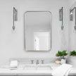 Modern Accents Burnished Rounded Corners Mirror