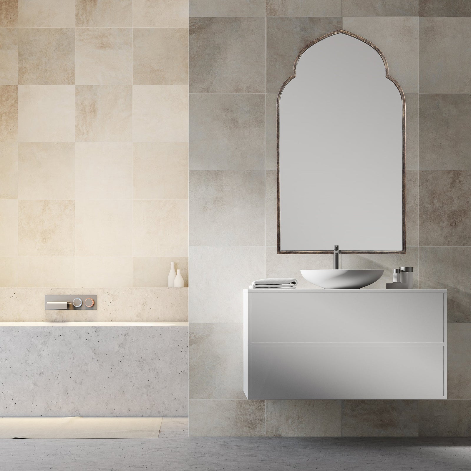 Modern Accents Moroccan Style Mirror