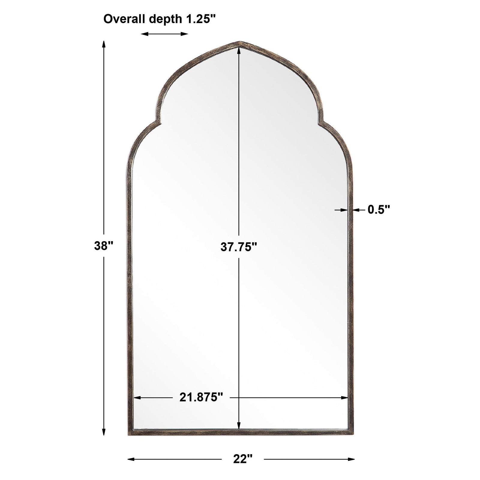 Modern Accents Moroccan Style Mirror