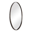 Modern Accents Narrow Oval Metal Frame Mirror