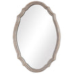 Modern Accents Curved Distressed Wood Mirror