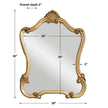 Modern Accents Scroll Frame Mirror