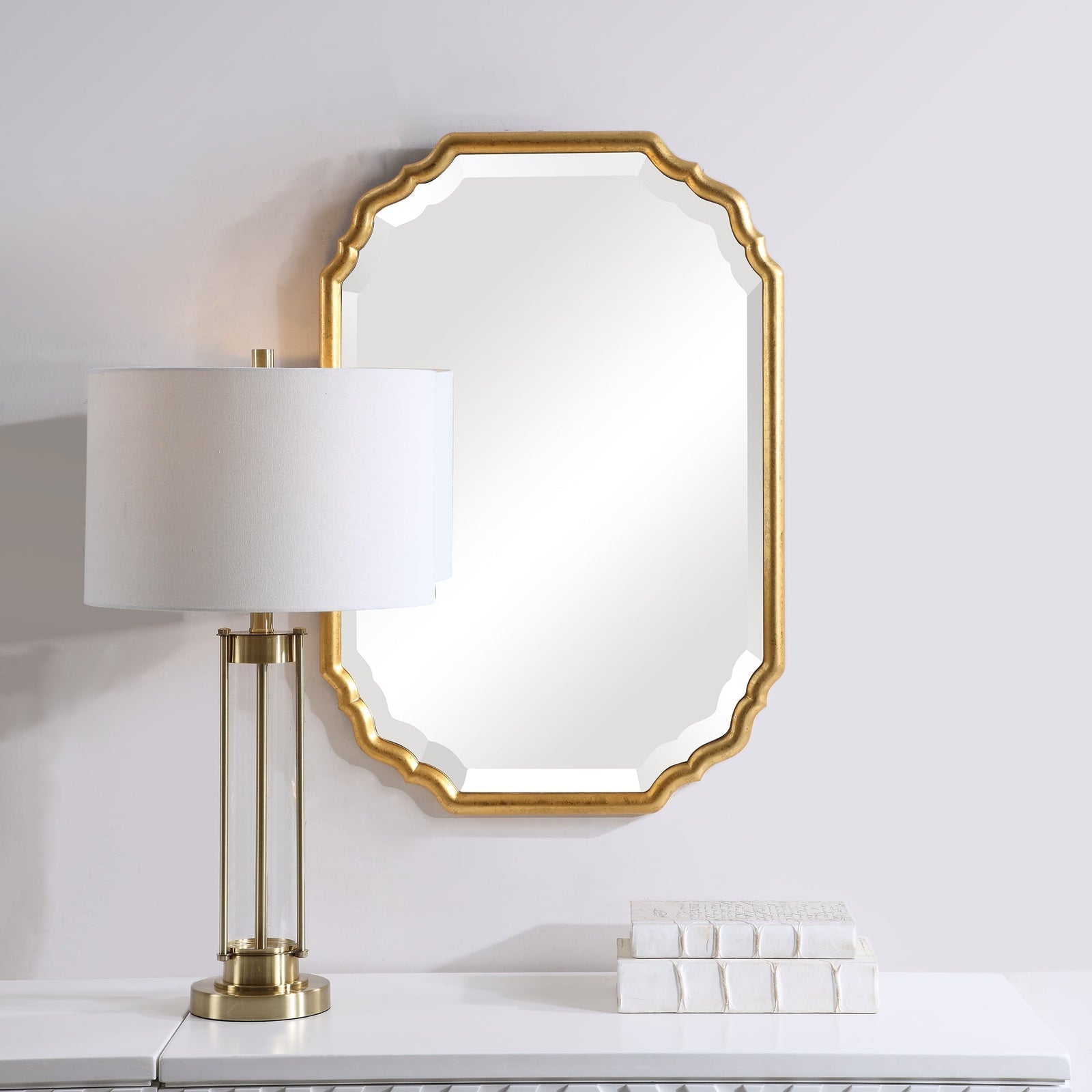 Modern Accents Vanity Curved Mirror
